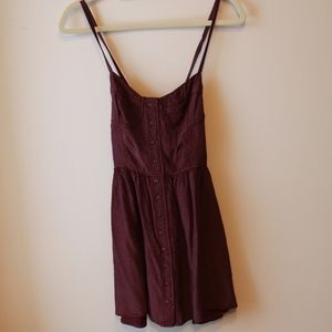 Burgundy Pattern Top